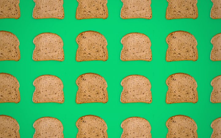 Collage of bread 