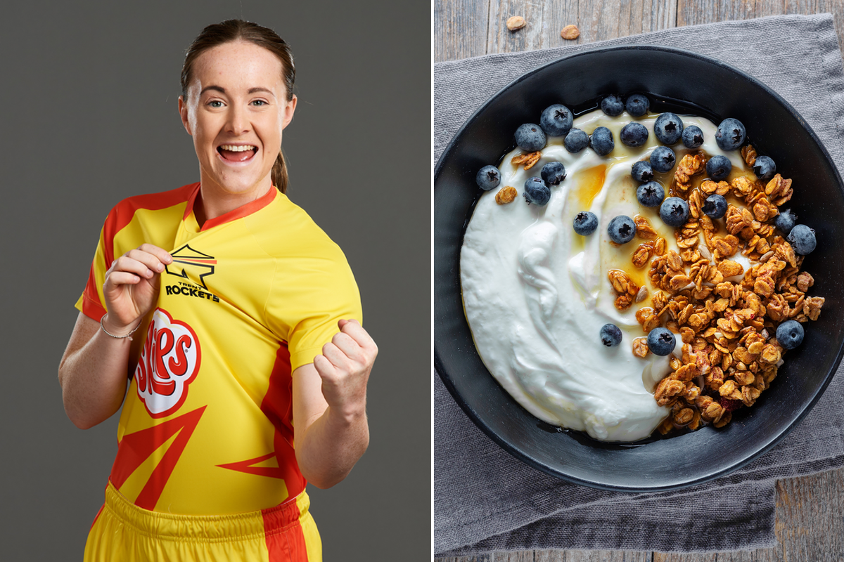 Kirstie granola recipe The Hundred cricket players Vitality